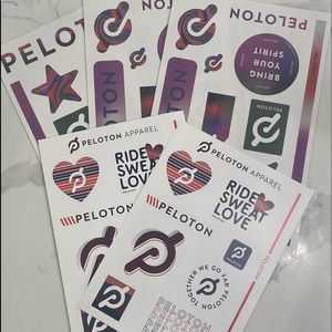 Peloton stickers